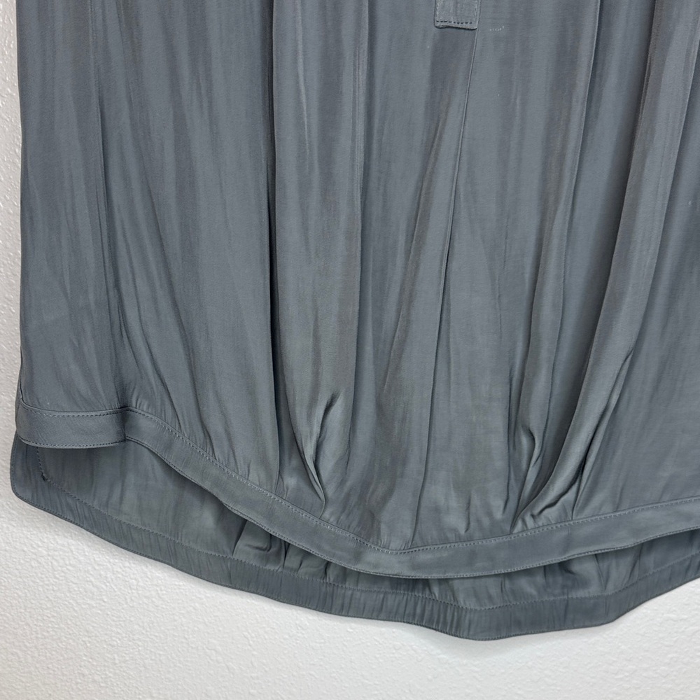 KOCH Fern Pullover Boho Crotchet Charcoal / Greige Relaxed Blouse - XS - Picture 7 of 14